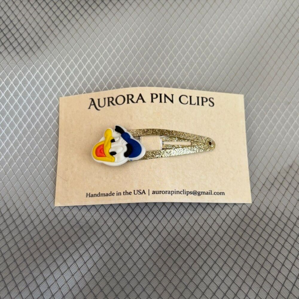 Aurora Pin Clips 55mm Hair Clip - Donald Duck